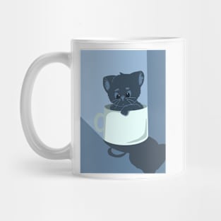 Kitten in a cup Mug